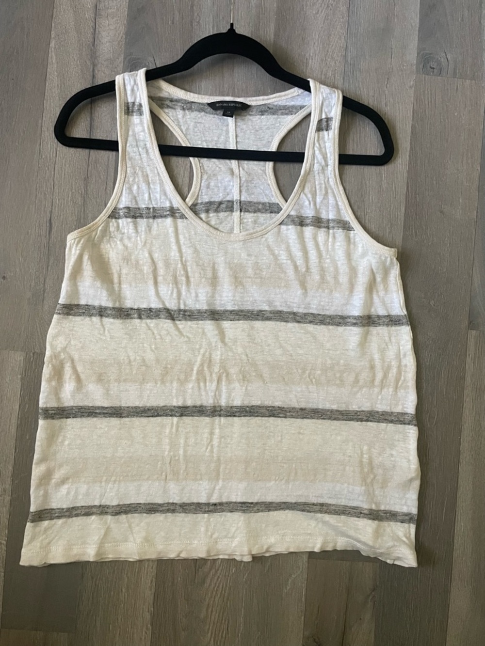 Banana Republic Linen Racer Back Tank Top - Size M